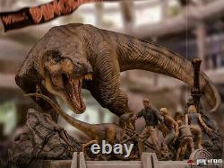 IRON STUDIOS Jurassic Park T-Rex The Final Scene Statue Diorama Statue Figure