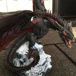 Ice Dragon Unpainted Resin Kits Model GK Figure Statue 3D Print 18cm 1/100