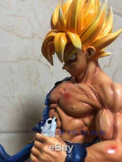 InStock Dragon Ball Figurine 1/6 Son Goku Frieza Model Resin Statue 16''H Figure