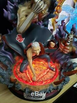 DM Studio Naruto Akatsuki Hidan Model Resin Statue GK W/ Led Light Death Figure