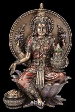 Indian Gods Figure Lakshmi Large Veronese Decor Statue Buddha Hinduism