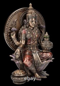 Indian Gods Figure Lakshmi Large Veronese Decor Statue Buddha Hinduism
