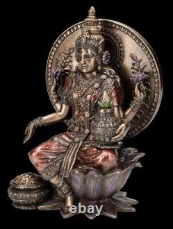 Indian Gods Figure Lakshmi Large Veronese Decor Statue Buddha Hinduism