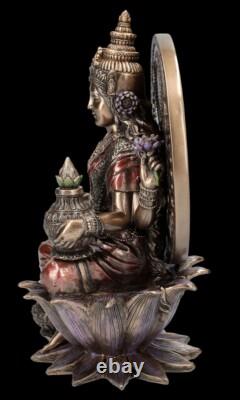 Indian Gods Figure Lakshmi Large Veronese Decor Statue Buddha Hinduism