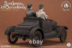 Infinite Statue Laurel & Hardy on Ford Model T Figure Set