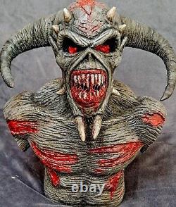 Iron Maiden 22cm Custom Eddie FIGURE Legacy Beast Statue Figurine RESIN BUST New