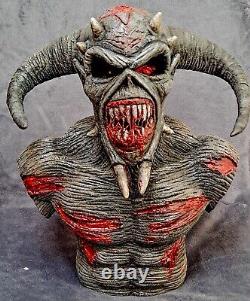 Iron Maiden 22cm Custom Eddie FIGURE Legacy Beast Statue Figurine RESIN BUST New