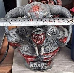 Iron Maiden 22cm Custom Eddie FIGURE Legacy Beast Statue Figurine RESIN BUST New