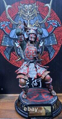 Iron Maiden Custom 8 FIGURE Eddie Samurai Senjutsu Hand Painted Resin Statue