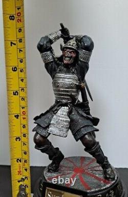 Iron Maiden Custom 8 FIGURE Eddie Samurai Senjutsu Hand Painted Resin Statue