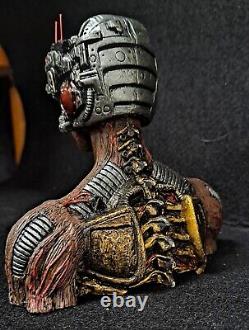 Iron Maiden Inspired Custom FIGURE Cyborg Eddie 6 Resin BUST Statue Figurine