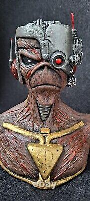 Iron Maiden Inspired Custom FIGURE Cyborg Eddie 6 Resin BUST Statue Figurine