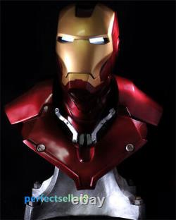 Iron Man MK3 Bust 11 Statue LED Eye Resin Figure Model Statues 22'' STOCK Gifts