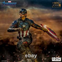 Iron Studios 110 Captain America Deluxe Avengers Endgame Figure Statue Toys