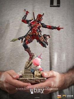 Iron Studios 110th Deadpool Male Figure Statue Resin Collectible MARCAS33420-10