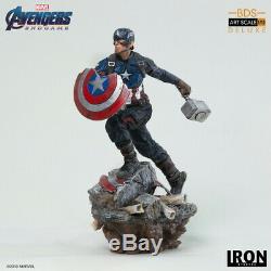 Iron Studios 1/10 Captain America Steve Deluxe BDS Avengers Statue Figure