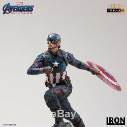 Iron Studios 1/10 Captain America Steve Deluxe BDS Avengers Statue Figure