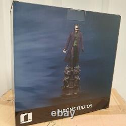 Iron Studios Batman The Dark Knight Joker Heath Ledger 110 Scale Statue Figure
