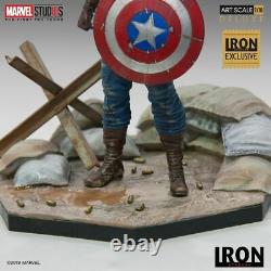 Iron Studios Captain America Statue Figure First Avenger 110 Marvel Comics CCXP