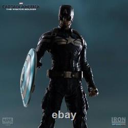 Iron Studios Captain America Winter Soldier Statue Figure Marvel MCU Rare 110