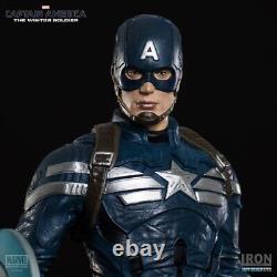 Iron Studios Captain America Winter Soldier Statue Figure Marvel MCU Rare 110
