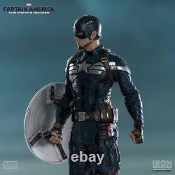 Iron Studios Captain America Winter Soldier Statue Figure Marvel MCU Rare 110