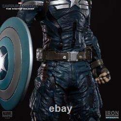 Iron Studios Captain America Winter Soldier Statue Figure Marvel MCU Rare 110