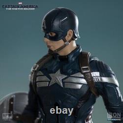 Iron Studios Captain America Winter Soldier Statue Figure Marvel MCU Rare 110