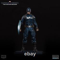 Iron Studios Captain America Winter Soldier Statue Figure Marvel MCU Rare 110