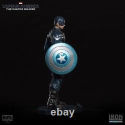 Iron Studios Captain America Winter Soldier Statue Figure Marvel MCU Rare 110