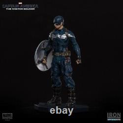 Iron Studios Captain America Winter Soldier Statue Figure Marvel MCU Rare 110