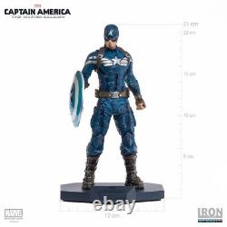 Iron Studios Captain America Winter Soldier Statue Figure Marvel MCU Rare 110