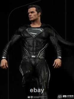 Iron Studios DCCJLE41321-10 1/10 Superman Black Suit Clark Kent Figure Statue