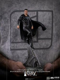 Iron Studios DCCJLE41321-10 1/10 Superman Black Suit Clark Kent Figure Statue