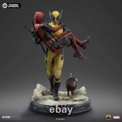 Iron Studios Deadpool & Wolverine Deluxe Marvel 110 Scale Statue