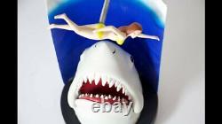 JAWS SWIMMER POSTER PREMIUM MOTION RESIN STATUE FACTORY ENTERTAINMENT 9 inch 3D