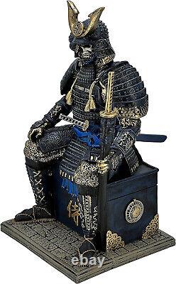 Japan Samurai Action Figure Warrior Resin Statue Ornament Desk Décor Fathers Day