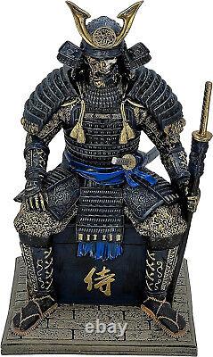 Japan Samurai Action Figure Warrior Resin Statue Ornament Desk Décor Fathers Day