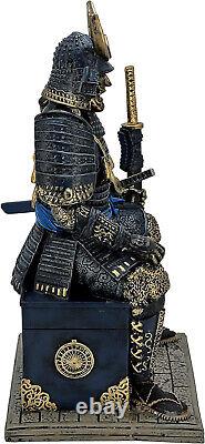 Japan Samurai Action Figure Warrior Resin Statue Ornament Desk Décor Fathers Day