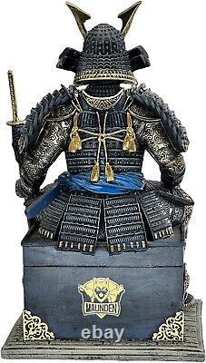 Japan Samurai Action Figure Warrior Resin Statue Ornament Desk Décor Fathers Day