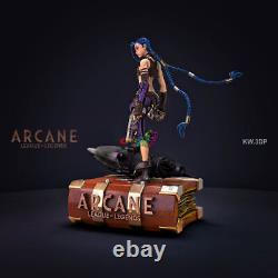 Jinx Arcane League of Legends Game Garage Kit Figure Collectible Statue Handmade