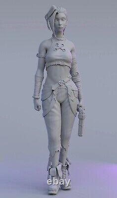 Jinx Arcane, Resin 19 Scale, 20 cm, Model Kit Painted 3d Printed Statue Figure