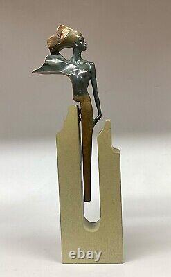 Joseph Bofill Bronze & Resin Lady Figure 310/990 Egyptian Transfiguration