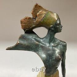 Joseph Bofill Bronze & Resin Lady Figure 310/990 Egyptian Transfiguration