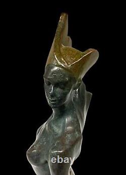 Joseph Bofill Bronze & Resin Lady Figure 310/990 Egyptian Transfiguration