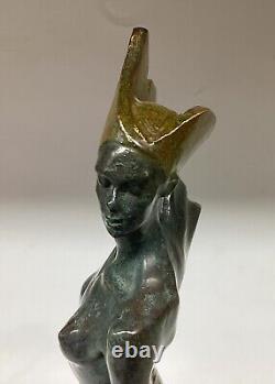 Joseph Bofill Bronze & Resin Lady Figure 310/990 Egyptian Transfiguration