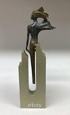 Joseph Bofill Bronze & Resin Lady Figure 310/990 Egyptian Transfiguration