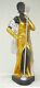 LADY SINGER Motown Resin Figure statue Black Gold Glitter Jazz Sexy Gown shoes