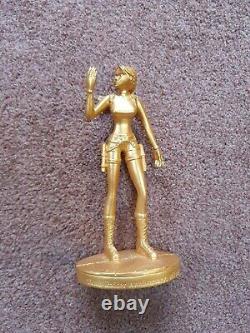 LARA CROFT MIDAS GOLD Tomb Raider Atlas Editions no. 60 figure STATUE Xmas Gift