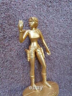 LARA CROFT MIDAS GOLD Tomb Raider Atlas Editions no. 60 figure STATUE Xmas Gift